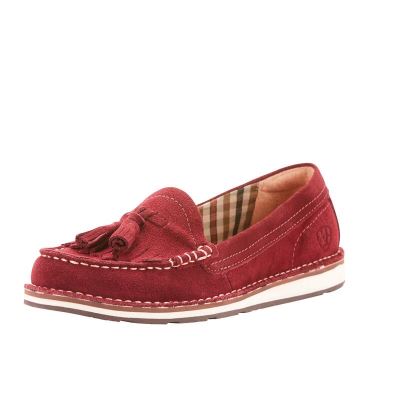 Ariat Tassel Cruiser Bordo Loafer Ayakkabı Bayan (34347-458)